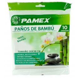 ściereczka bambusowa Pamex 38x38cm biała